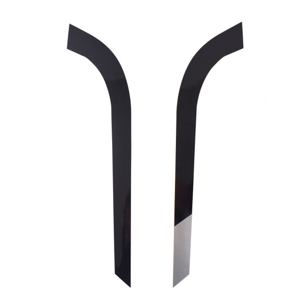 Pyramid Plastics Pyramid decal | silver & black | yamaha mt-09 2017>2020